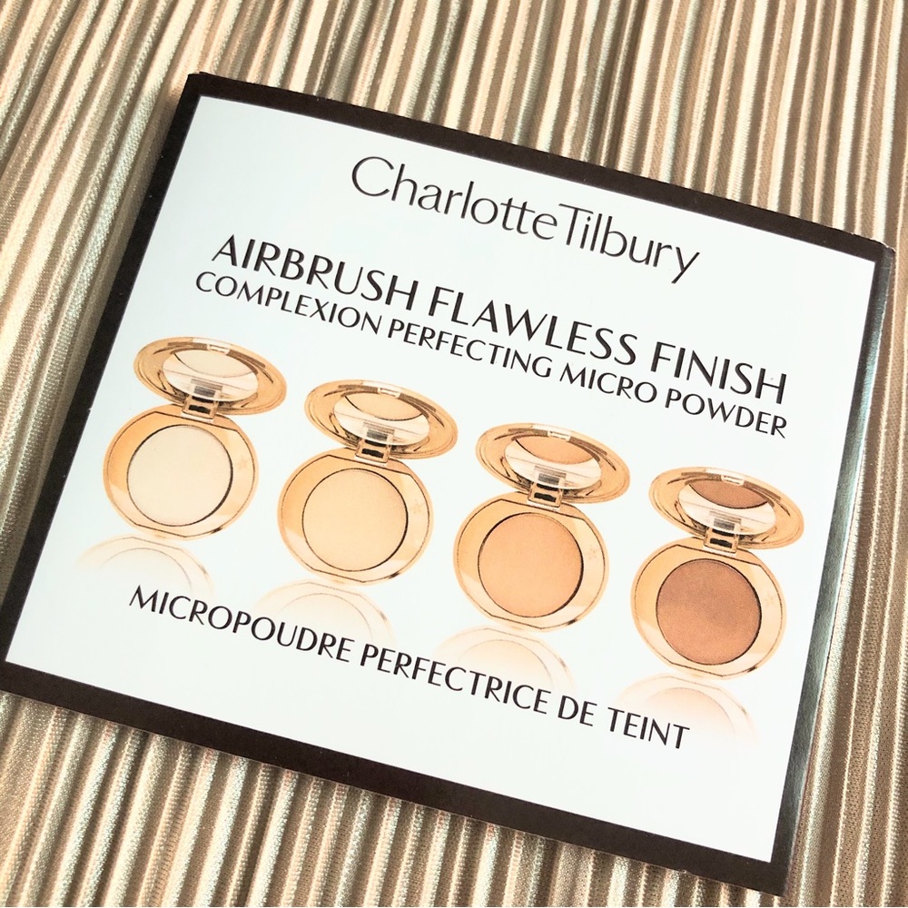 CHARLOTTE TILBURY AIRBRUSH FINISH POWDER SHADE 4 SHADES